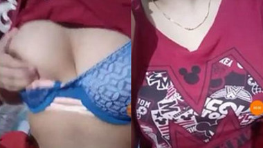 No Way Miss Sneha Insta Live Strip To Bra Pressing Boobs Areola Visible desi  porn video